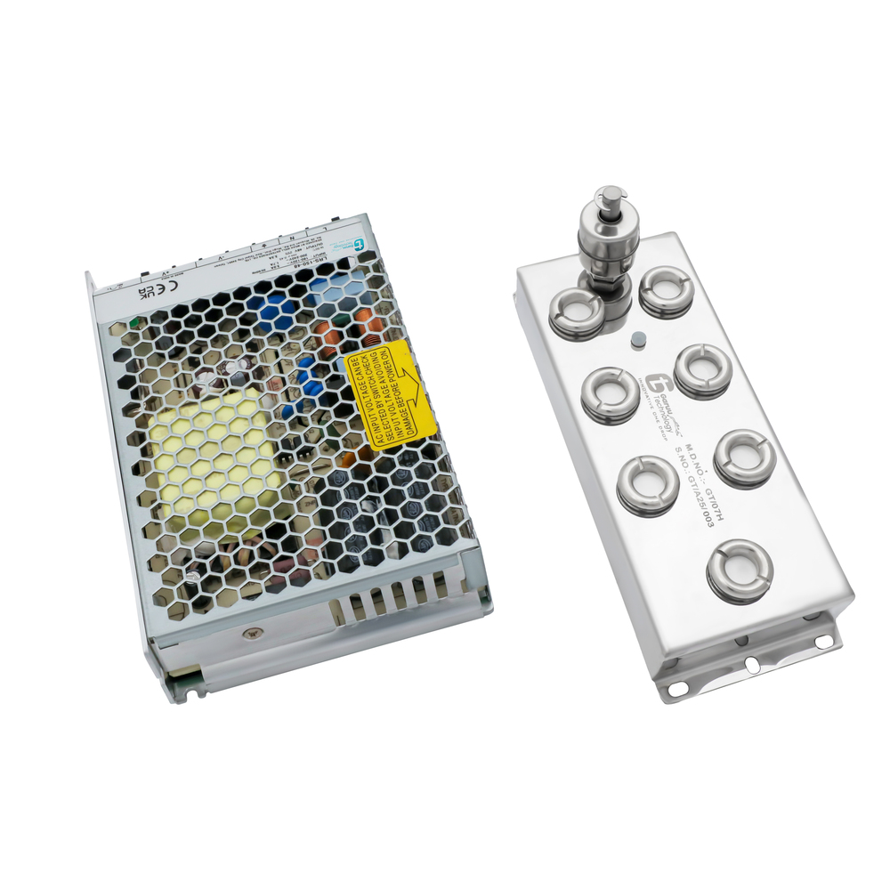 7 Head Mist Maker With Smps - Color: Silver