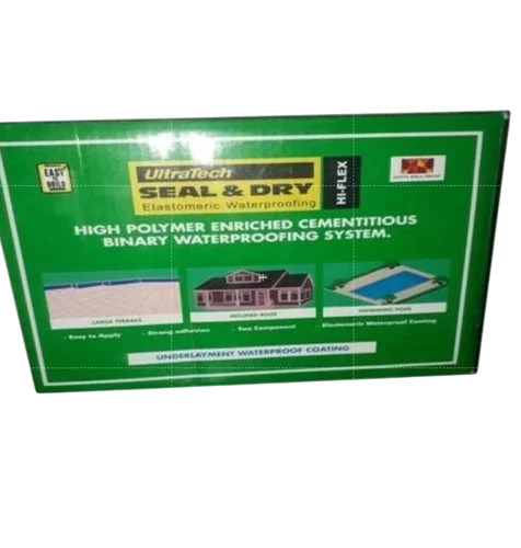 Ultratech Seal And Dry Hi-Flex Waterproofing Chemical - Color: Green