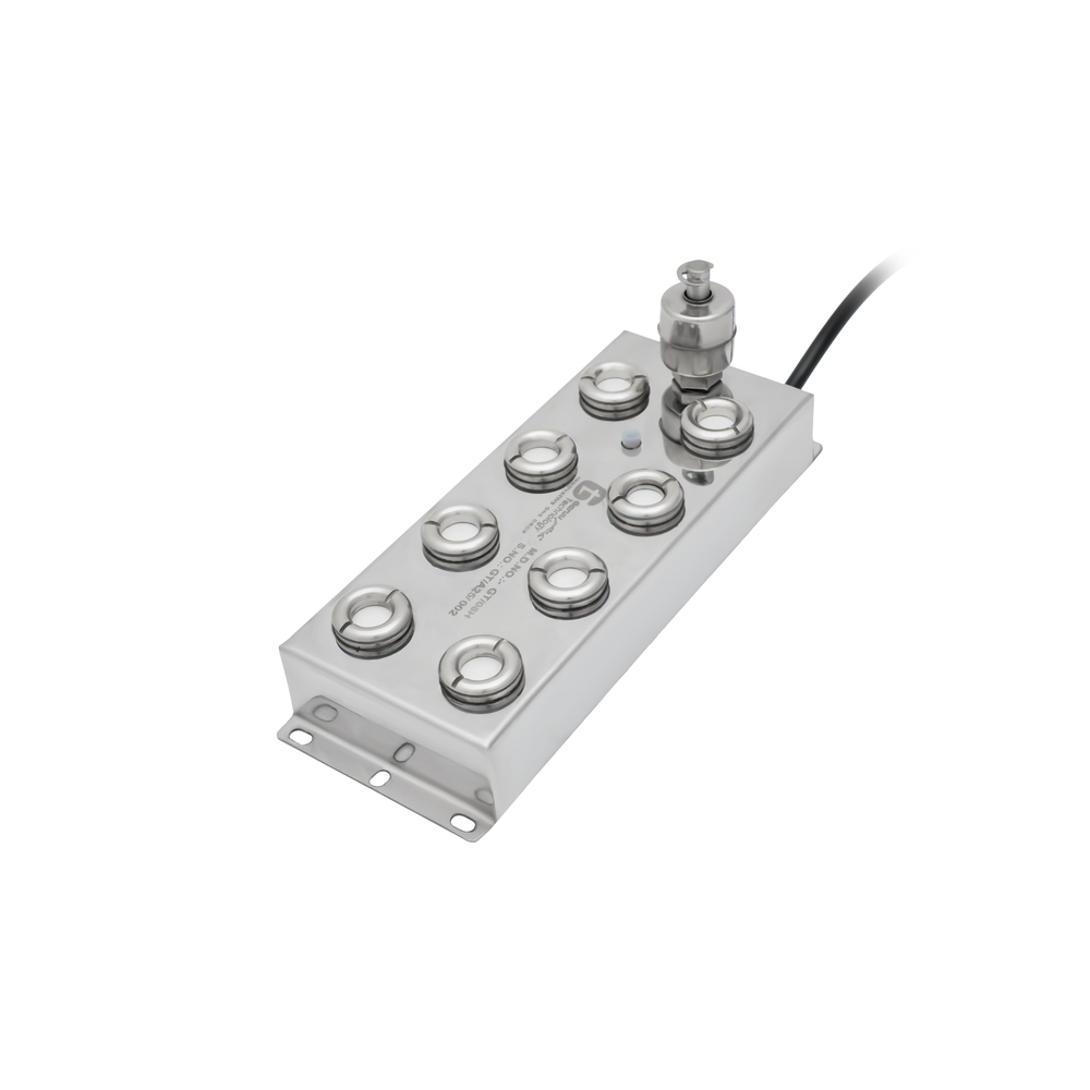 8 Head Mist Maker - Color: Silver