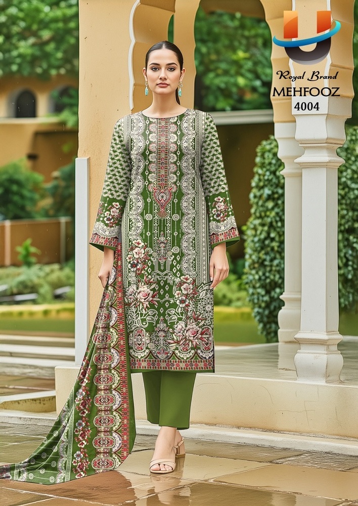 Royal Mehfooz Vol-4  Dress Material