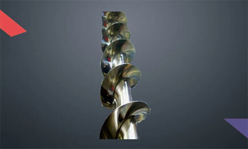 Industrial Auger Screws - Color: Silver