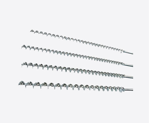 Industrial Auger Screw - Color: Silver