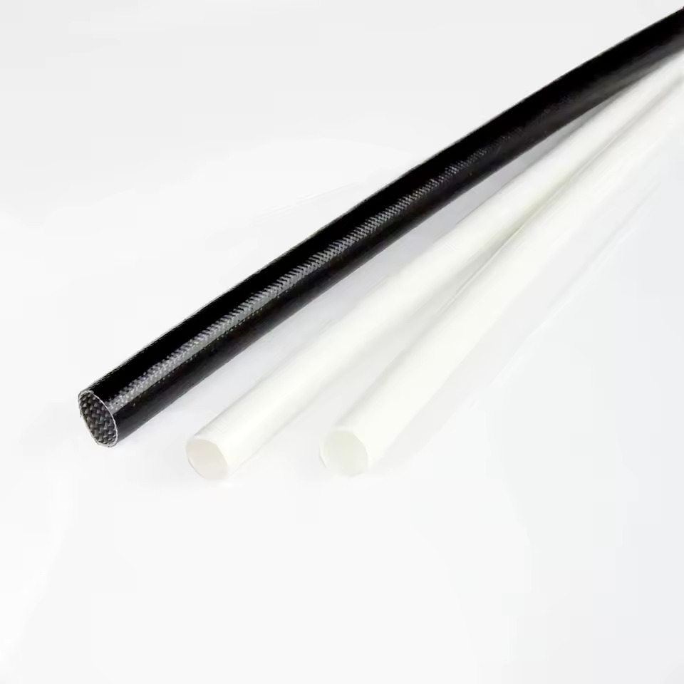 Polyurethane Coated Fiberglass Sleeves - Color: Red