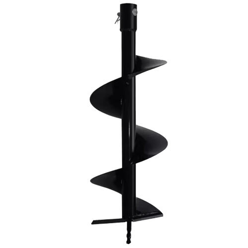 12 Inch Petrol Earth Auger Drill Bit - Color: Black