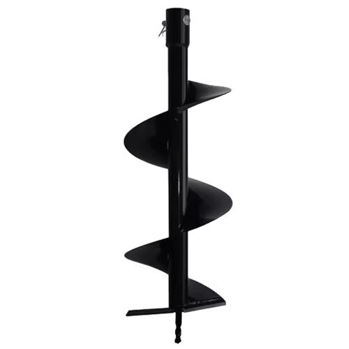 10 Inch Petrol Earth Auger Drill Bit - Color: Black