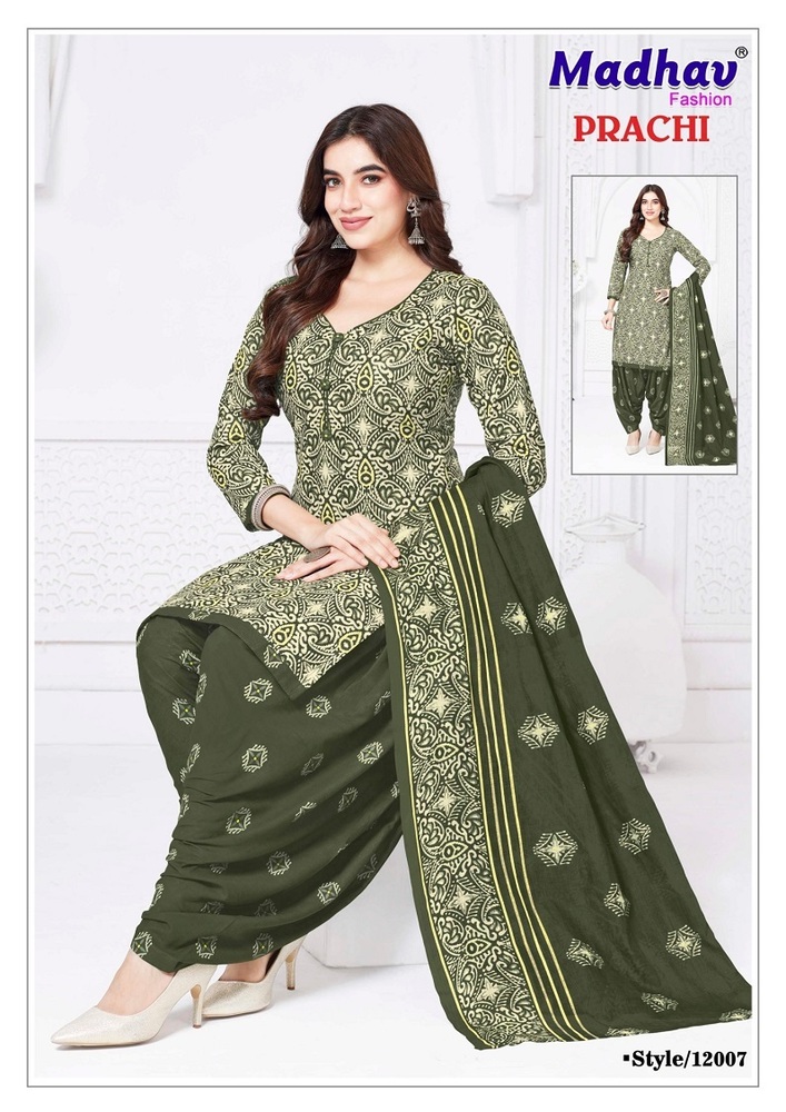 Madhav Prachi Vol-12  Dress material