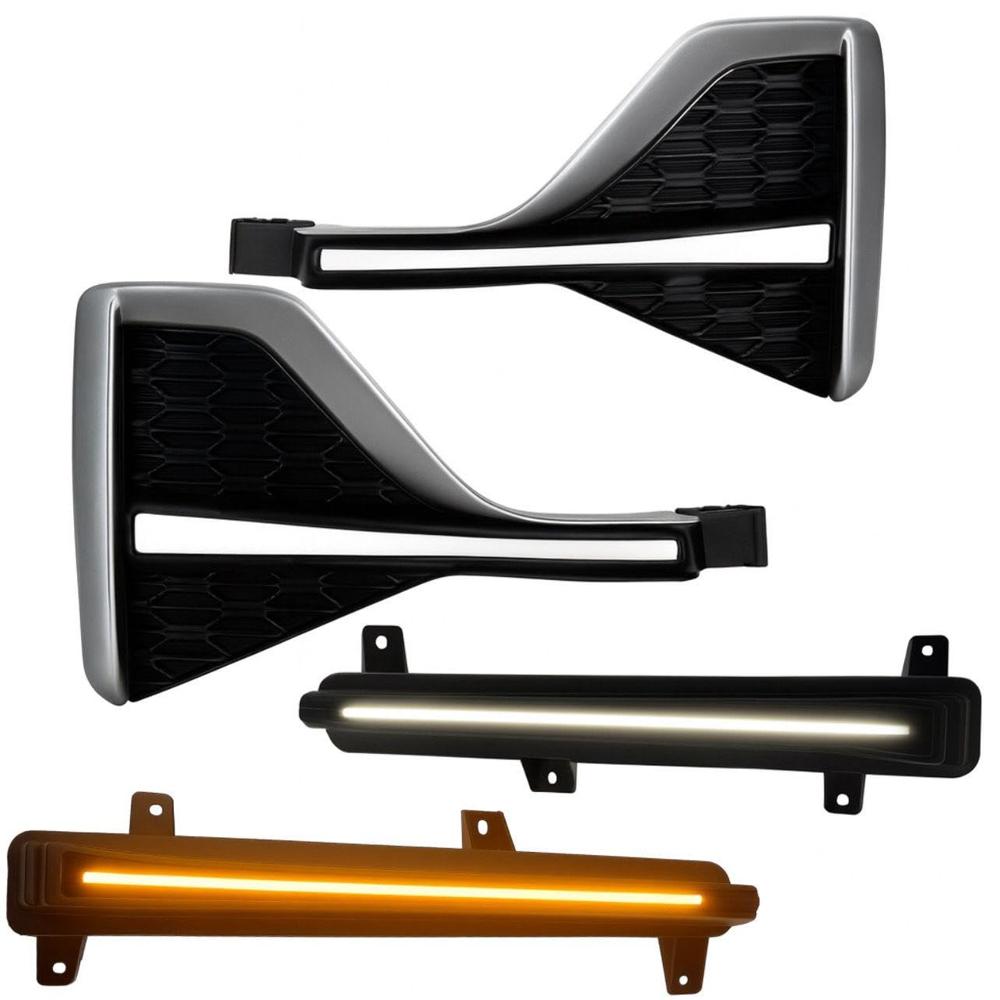 K D LED Fog Lamp Set for Tayata Innova Hycross, Left & Right Side, 2023-Present Models