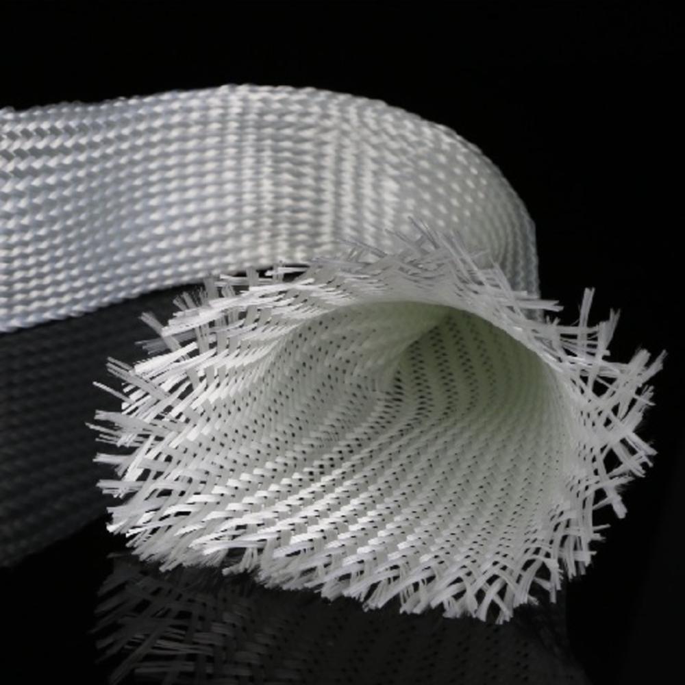 Braided Unvarnished Fiberglass Sleeve