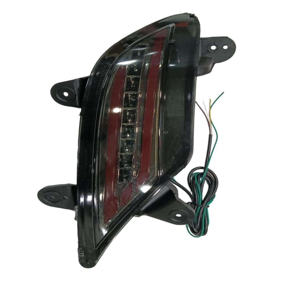 K D Led Bumper Reflector Lights For Hyundai Creta 2020-2024 / Alcazar 2021-2023, Left & Right Side - Dimension (L*w*h): 30*30*15 Centimeter (Cm)