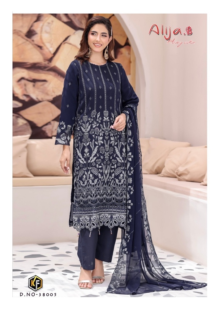 Kevalfab Alija B Vol-38  Karachi Dress material