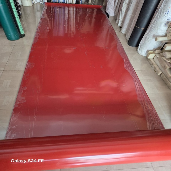 Red Silicon Rubber Sheet - Color: Multicolor