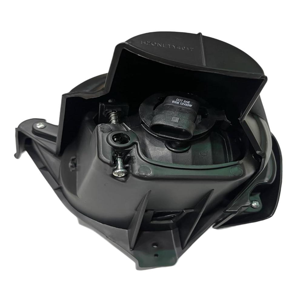 K D Fog Lamp Set for Fortuner 2004-2011 Complete Kit with Covers & Wiring Black