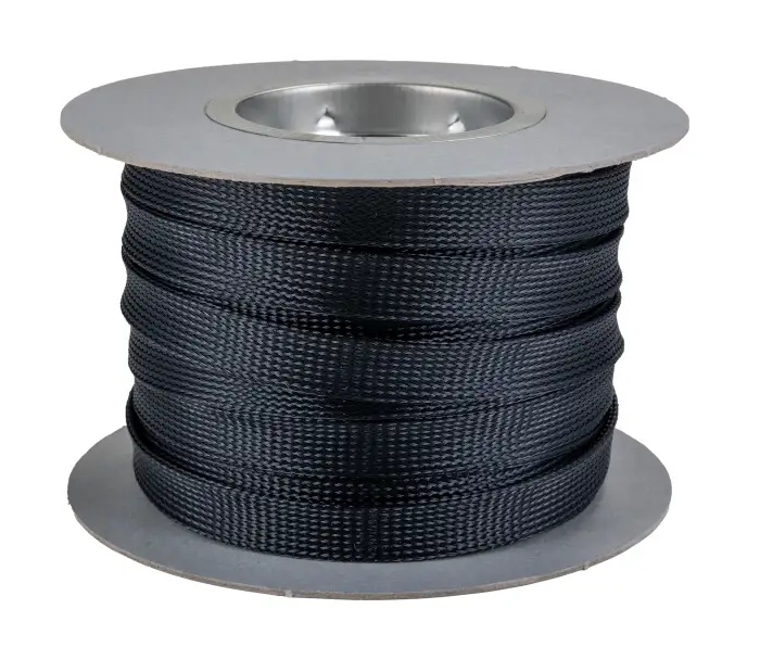 Polyester Expandable Braided Sleeves - Color: Black