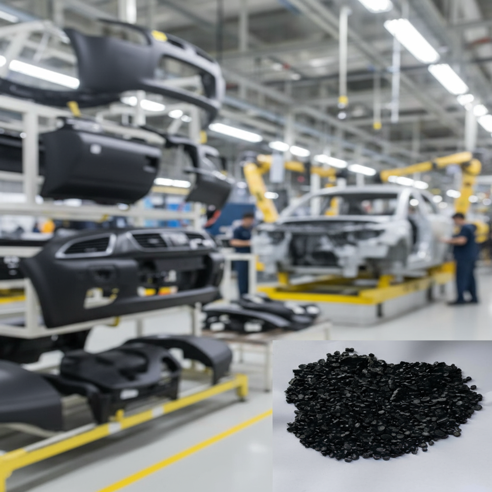 Reprocessed PVC Granules