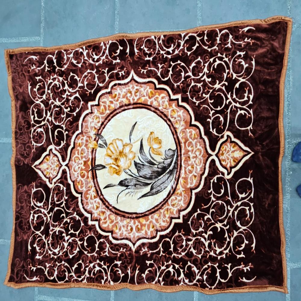 Printed Mink Blanket - Color: Multi Color