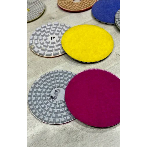 Velcro Abrasive Disc - Color: White