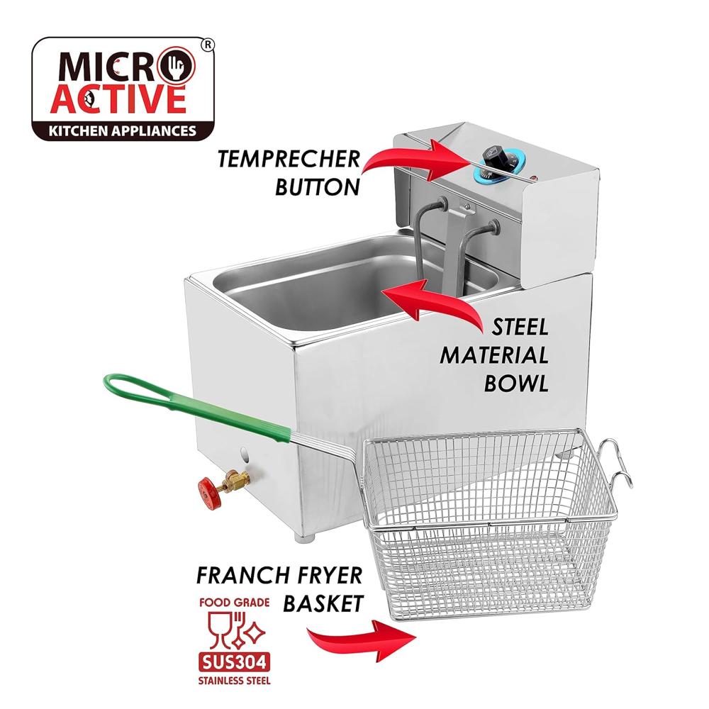 Deep Fryer [ Friench Fryer ] 5Ltr. ELE.+GAS