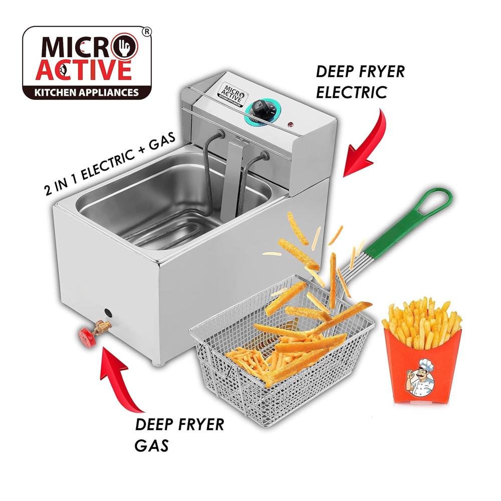 Deep Fryer [ Friench Fryer ] 5Ltr. ELE.+GAS