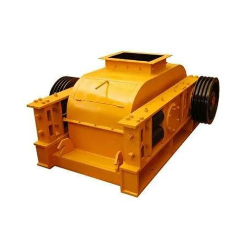 Industrial Roller Crusher - Color: Yellow Paint Coated