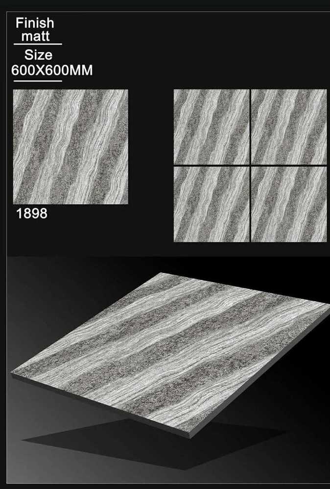 600*600 PORCELAIN TILES DOUBLE CHARGE MATT