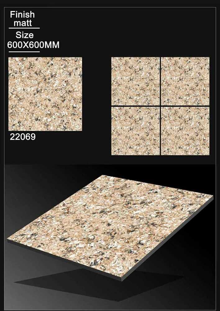 600*600 PORCELAIN TILES DOUBLE CHARGE MATT
