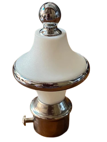Ss Plastic Curtain Rod Finial - Color: White(Base)