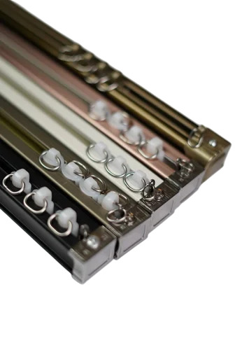 Deluxe Curtain Track - Color: Silver