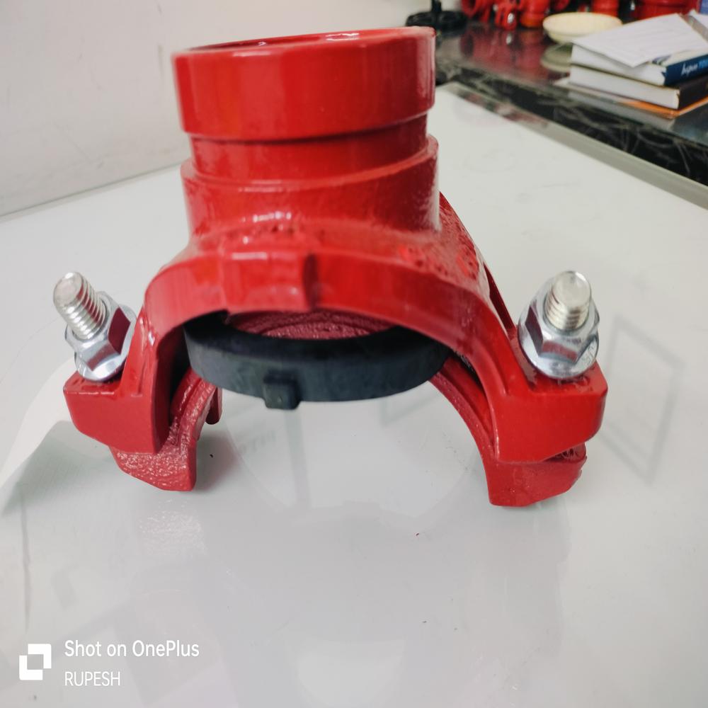 Xgqt04g Mechanical Tee Grooved Outlet - Color: Red