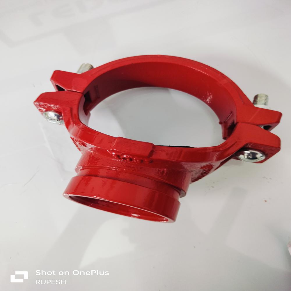 Xgqt04g Mechanical Tee Grooved Outlet - Color: Red
