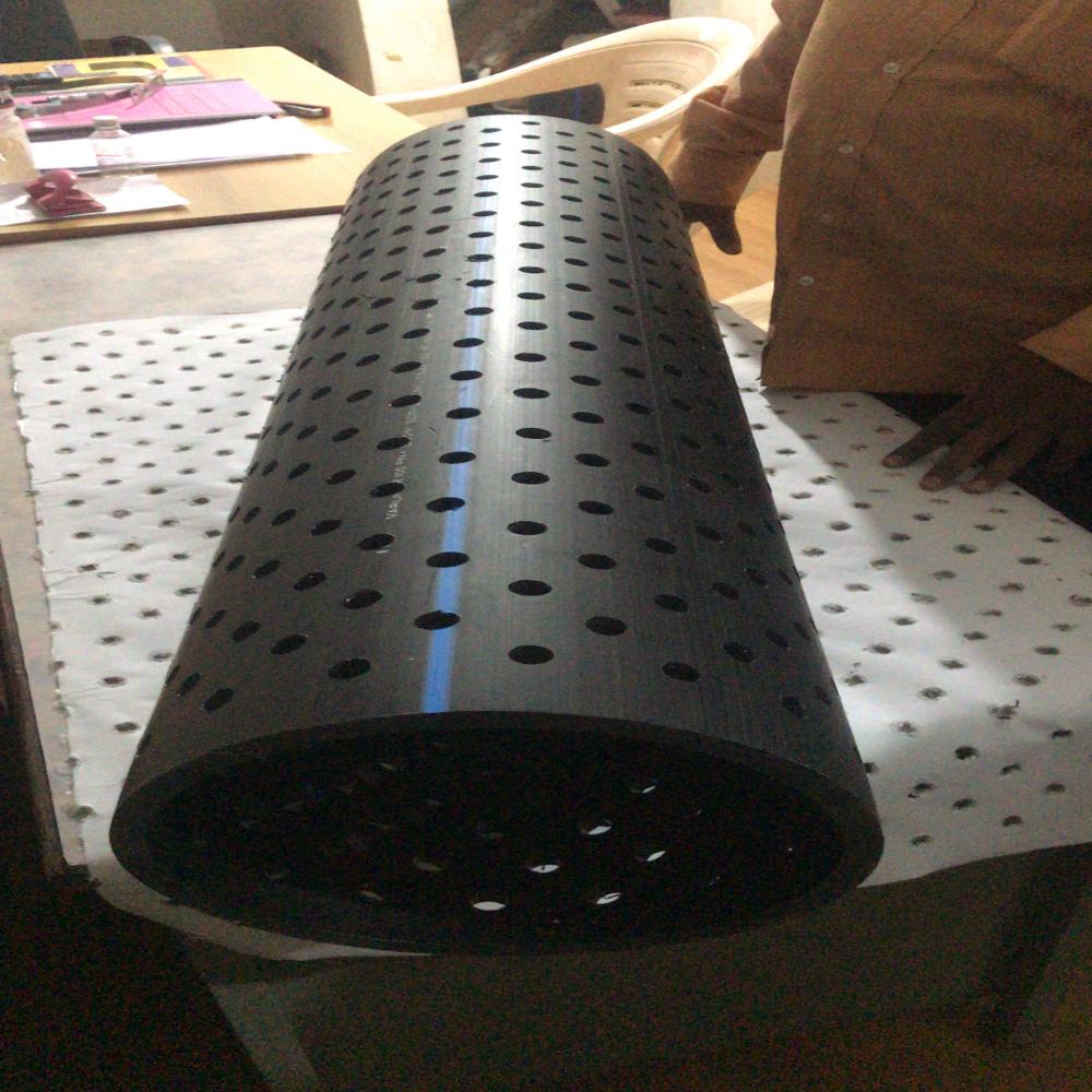 Slotted HDPE pipe