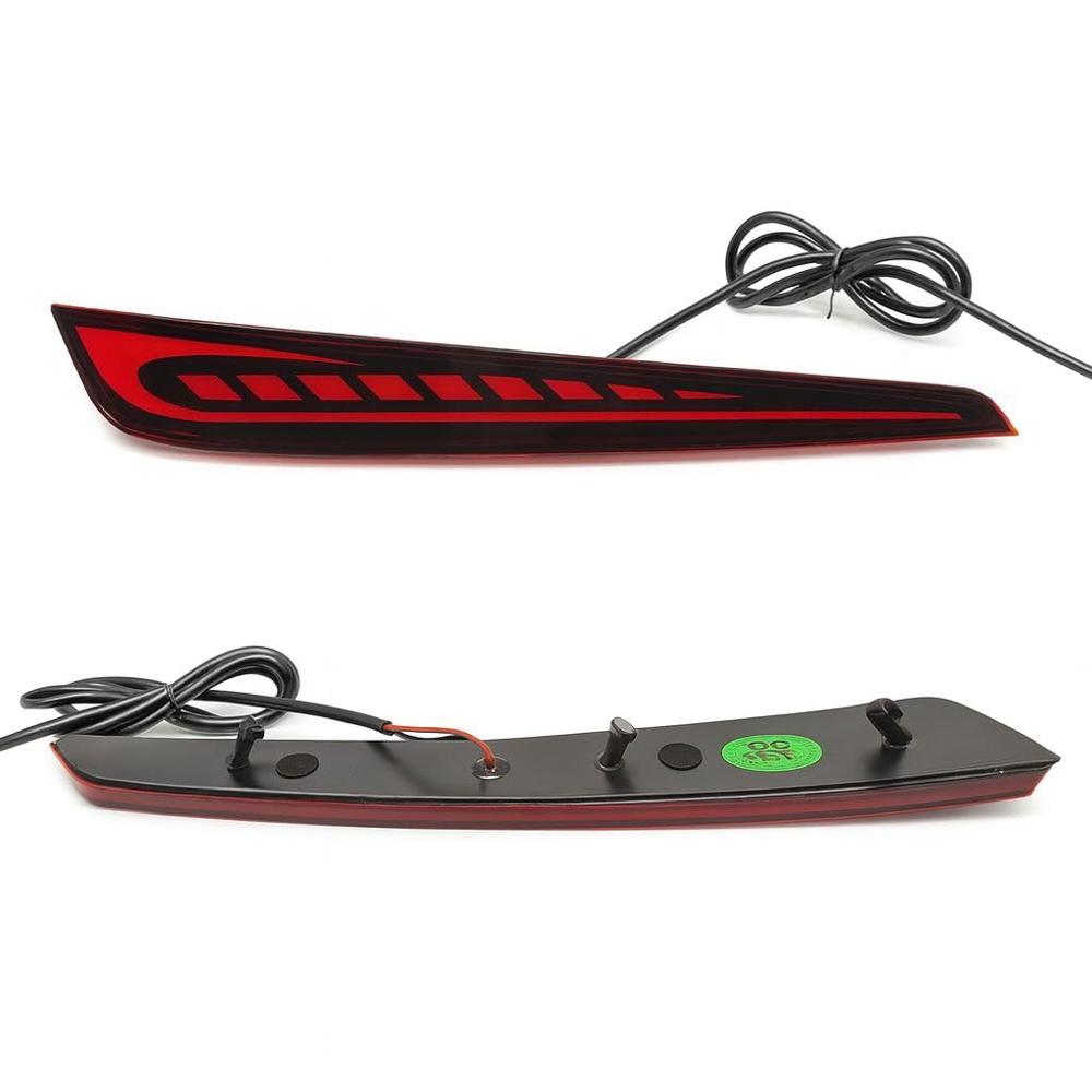 K D LED Bumper Reflector Lights for Hyundai I 20 Type 3 Left & Right Side 2020-2023