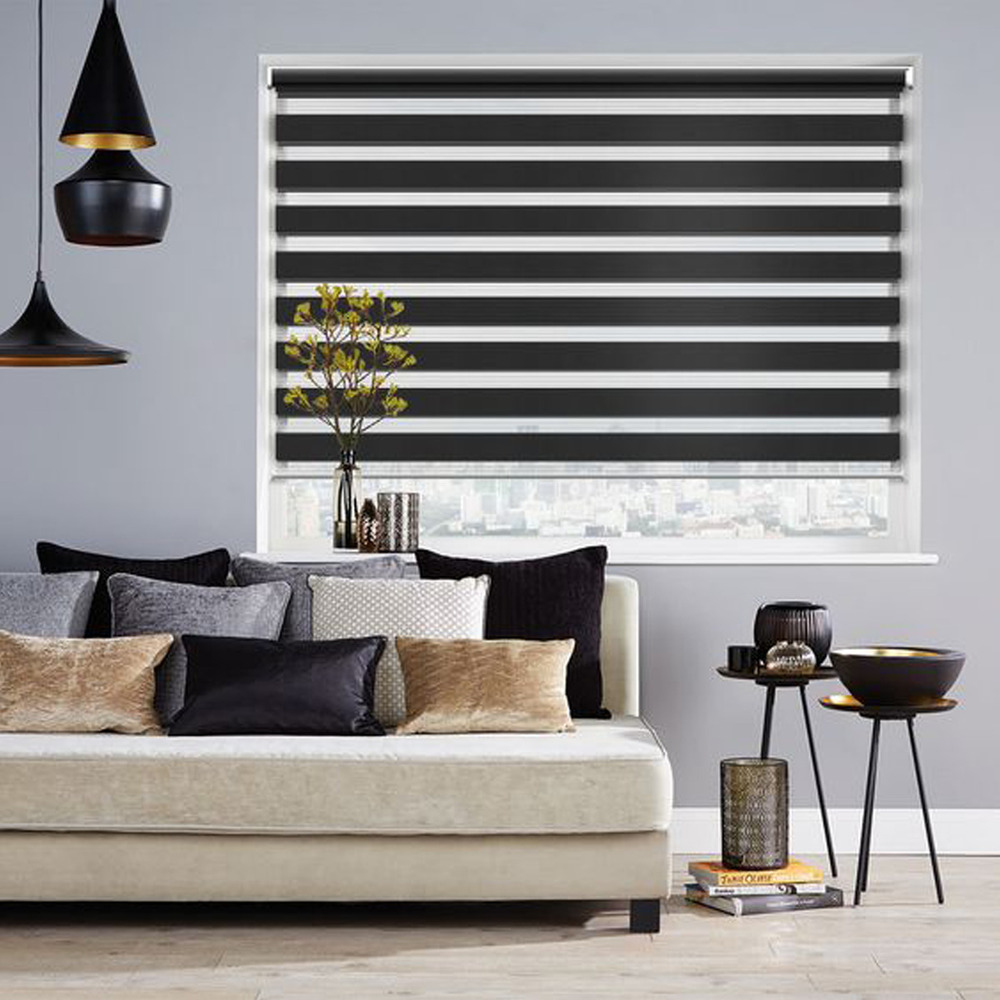 Zebra Blinds - Color: Black