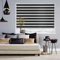 Zebra Blinds - Color: Black