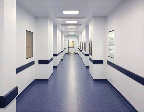 Hospital Vinyl Flooring - Feature: Acid Corrosion Resistant