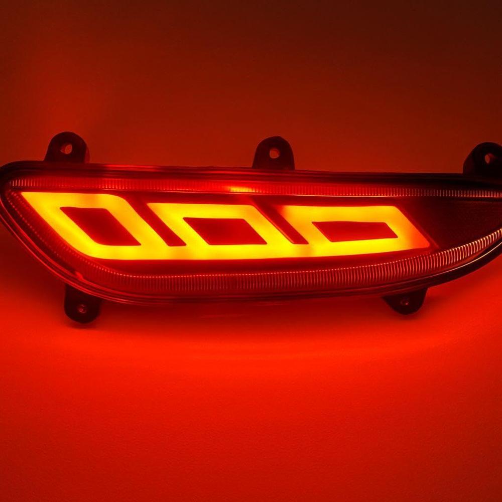 K D LED Bumper Reflector Lights for Hyundai I 20 Type 1 Left & Right Side 2015-2017