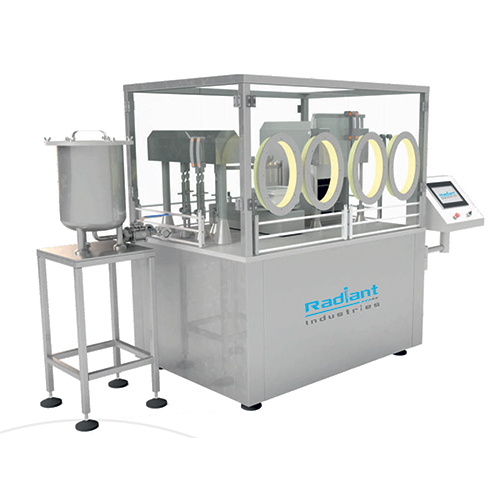 Semi Automatic Prefilled Syringe Filling and Closing Machine for Syringe and Cartridge in Nest