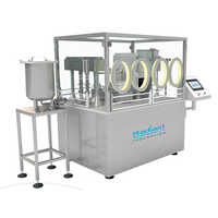 Semi Automatic Prefilled Syringe Filling And Closing Machine For Syringe And Cartridge In Nest - Color: Silver