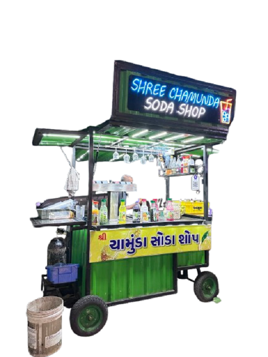 Stainless Steel Mocktail Counter - Color: Black