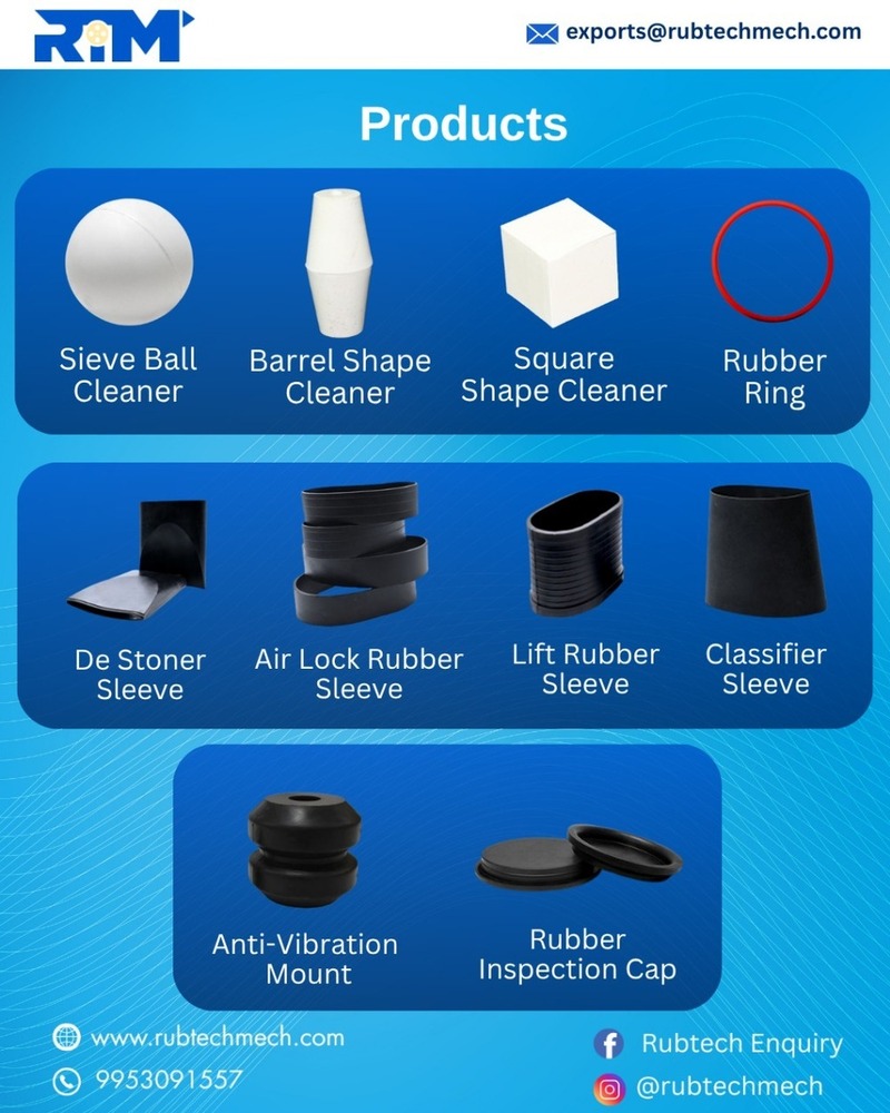 50mm Sieve Cleaning  Rubber Ball