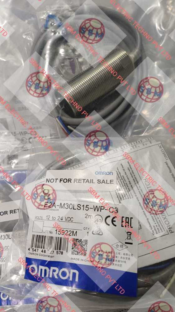 OMRON PROXIMITY SENSOR 12-24VDC, E2A-M30LS15-WP-C3