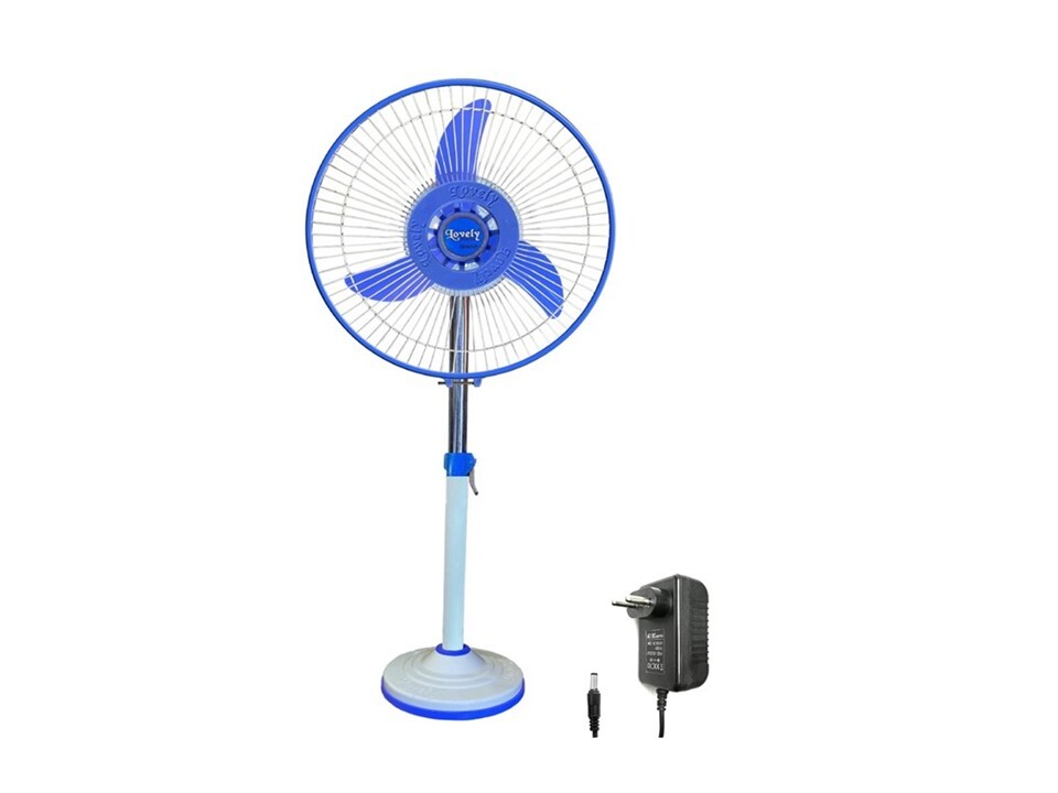 Sanchi 12V 30W 12 Inch Ac-Dc Pedestal Fan - Color: Various Available