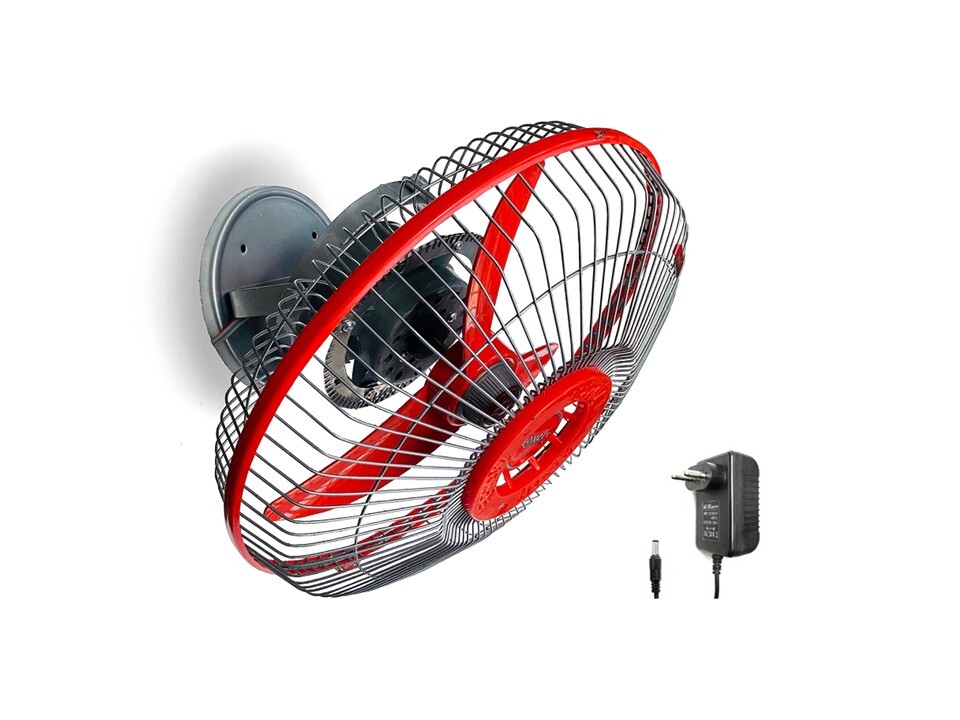 A-One 12V 22W 12 Inch Ac-Dc Wall Fan - Color: Various Available