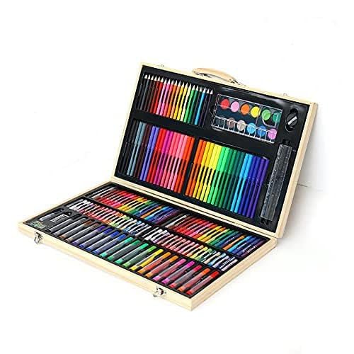 180 Pc Color Kit - Binding: Portable Carry Case With Snap Lock Clamshell Opening Dual Side Storage