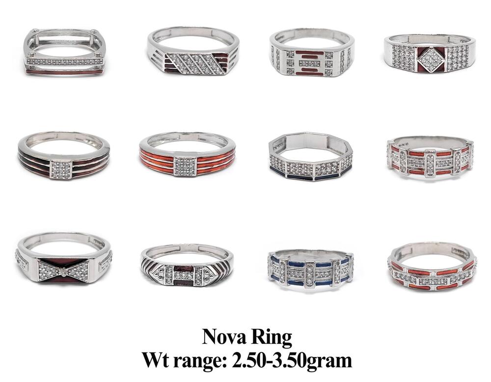 92.5 new design silver nova ring