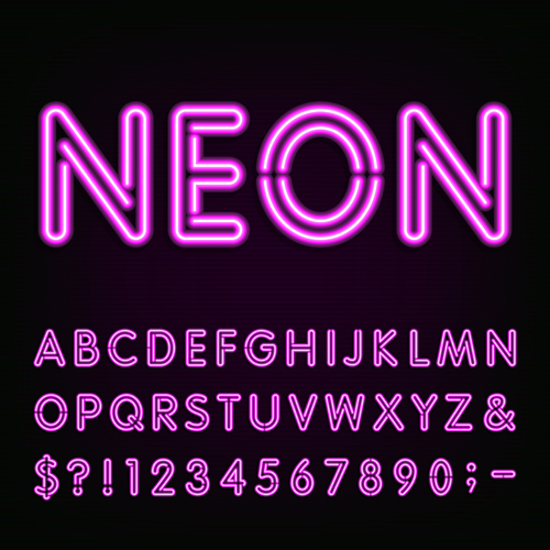 Neon Sign Letter