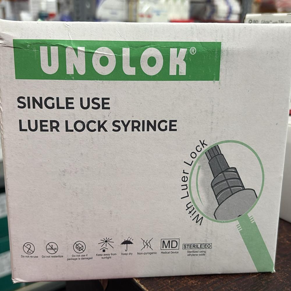 UNOLOK 2.5ML SYRINGE 27