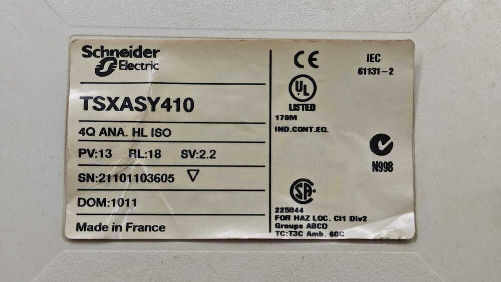SCHNEIDER TSXASY410