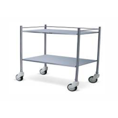Hhc-037 Stainless Steel Instrument Trolley - Design: Plain