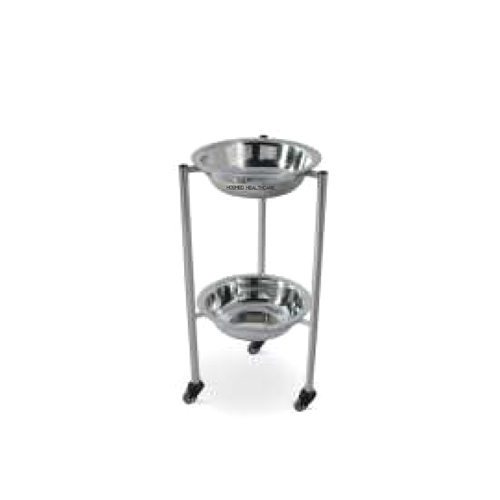 Hhc-045 Double Bowl Stand - Color: Silver