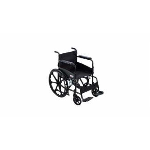 Hhc-047 Wheel Chair Powder Cating - Color: Black
